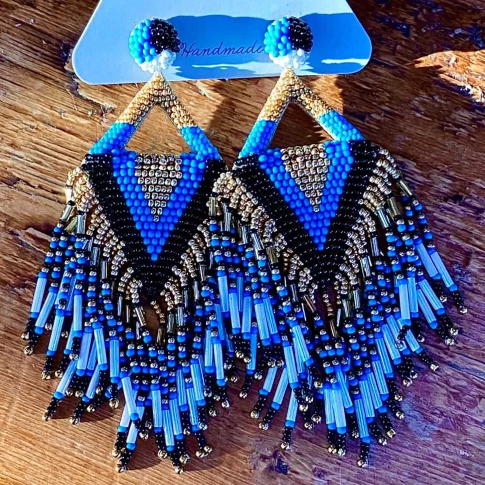 πΊπHPππΊ NWT Deepa Gurnani Luxe Beaded Diamond Chandeliers - Picture 8 of 16